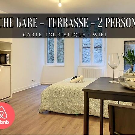 Апартаменты Gambetta - Studio - Terrasse - Proche Gare Морле Экстерьер фото