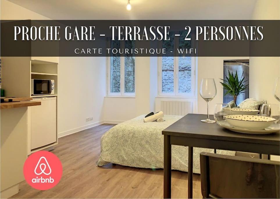 Апартаменты Gambetta - Studio - Terrasse - Proche Gare Морле Экстерьер фото